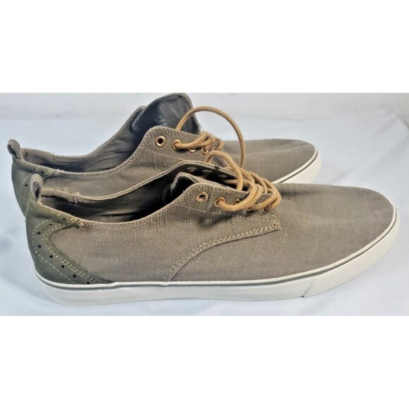 GAP Factory Gray Canvas Lace Up Fashion Sneakers Men’s Size 11 - Picture 4 of 15